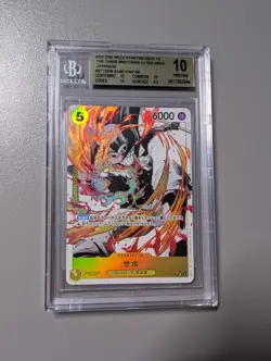 One Piece Card Game ST13-008 Sabo Alt art Japanisch BGS 10 Pristine POP 11 - Image 1