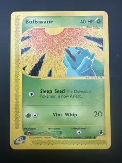 Pokemon Cards - Expedition Base Set Bulbasaur 95/165 Near Mint! - Image 1