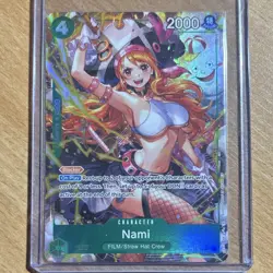 One Piece Nami FILM/Straw Hat Crew OP14-031 Alt Art Character Card - Image 1