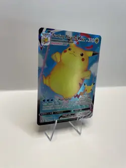 Pokemon TCG Surfing Pikachu VMAX Holo Ultra Rare Card Celebrations 009/025 - Image 2