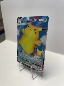 Pokemon TCG Surfing Pikachu VMAX Holo Ultra Rare Card Celebrations 009/025 - Image 3