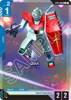 GM Alternate Art Foil - ST01-005 C+ NM - Gundam TCG Card Game - Image 1