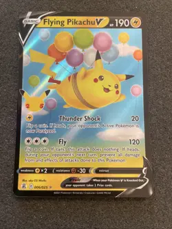 Flying Pikachu V 006/025 Celebrations NM Ultra Rare Pokemon Card - Image 1