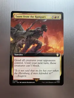 Taunt From The Rampart - 151 - MTG: Lord of the Rings - Extended Art - Regular - Image 1