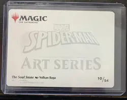 The Soul Stone Art Series 10/54 Magic: The Gathering Spider-man NM - Image 2