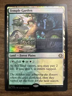 Temple Garden - Lorwyn Eclipsed - Foil (MTG - NM) Rare - Image 1
