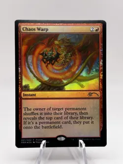 Chaos Warp 001 Foil Play Network Promo PRM MTG NM - Image 1