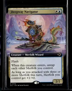 Deepway Navigator (Extended Art) - 370 - ECL - NM - MTG Magic the Gathering - Image 1