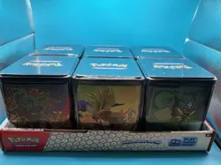 Pokemon TCG: Stacking Tin 2025 - 3Packs - SEALED LOT OF 6 Tins Set English USA - Image 1