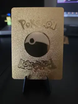 Pokemon gold Foil Inspired Card Lugia GX For Display Art Gift - Image 4