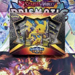 Pokemon Pikachu v Collection Box Shining Fates 2021 New Sealed - Image 1