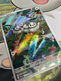 Pokemon TCG: Starly 221/198 SV01: Scarlet & Violet Base Set Holo - Image 2