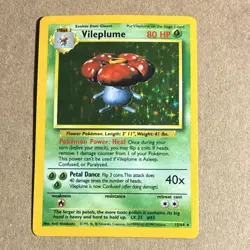 Vileplume 15/64 Jungle Holo Rare (No Symbol Jungle) 1999 Wizards Pokemon - Image 1