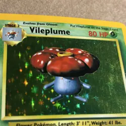 Vileplume 15/64 Jungle Holo Rare (No Symbol Jungle) 1999 Wizards Pokemon - Image 2