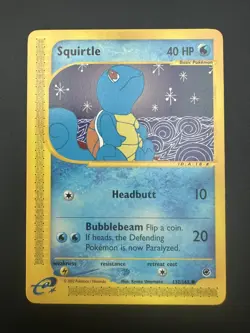 Pokemon TCG Squirtle 132/165 Expedition - Non Holo - LP - Image 1