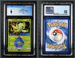 CGC 9 MINT 2018 POKEMON Sun & Moon Lost Thunder Celebi Holo Prism Star 19/214 - Image 1