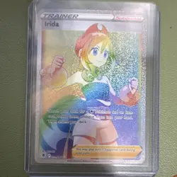 Pokemon Irida Trainer Full Art Secret Rare Holo 204/189 Astral Radiance - Image 1