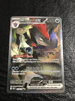 B6 Pokemon TCG N's Zoroark ex - 185/159 - SV09: Journey Together - Image 1