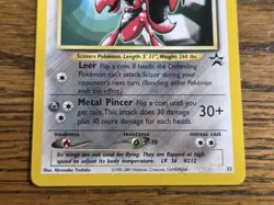 Pokemon Wotc Black Star Promo #33 SCIZOR not played - Image 3
