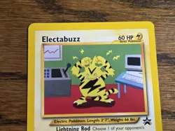 Pokemon Wotc Black Star Promo # 46/53 Electabuzz,,not played - Image 2