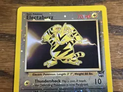 Pokemon Reverse Holo Best Promo Electabuzz #1 (Not Played),**swirl** - Image 2