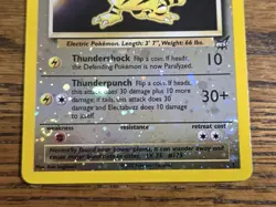 Pokemon Reverse Holo Best Promo Electabuzz #1 (Not Played),**swirl** - Image 3