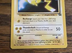 Pokemon Wotc Black Star Promo # 4 Pikachu **not played** Movie Promo - Image 3