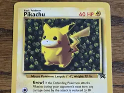 Pokemon Wotc Black Star Promo # 1 IVY PIKACHU**not played** - Image 2