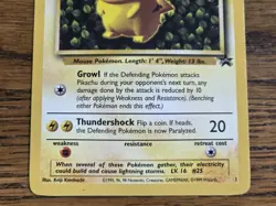 Pokemon Wotc Black Star Promo # 1 IVY PIKACHU**not played** - Image 3