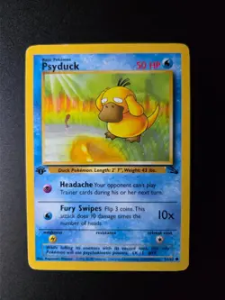 Psyduck [1st Edition] #53 Pokemon Fossil HP - Image 3