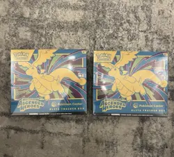 2x Pokemon TCG: Ascended Hero’s Pokemon Center ETB - IN HAND UK SEALED - Image 1