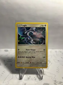 Lugia Holo Rare Reverse Holo SM - Team Up 131/181 NM Pokemon TCG - Image 2
