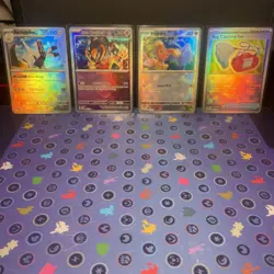 Pokemon TCG Prismatic Evolutions Pokeball Reverse Holo Lot Of 4 NM - Image 1