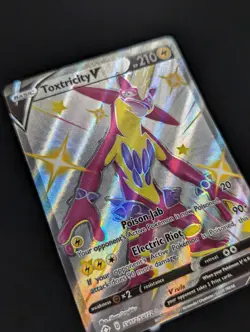 Pokemon TCG - Toxtricity V - SV112/SV122 - Shining Fates - NM - Image 1
