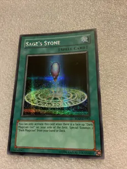 Sage’s Stone ROD-EN003 Prismatic Secret Rare Promo Yugioh Card Fresh From Box - Image 1