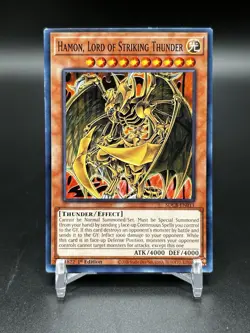 Yu-Gi-Oh! Hamon, Lord of Striking Thunder SDSA-EN043 1st Edition Ultra Rare NM - Image 1