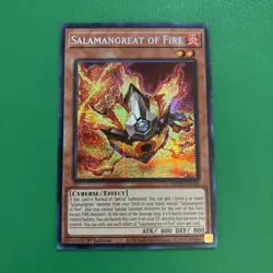 Yugioh! Salamangreat of Fire - MP25-EN144 - Prismatic Secret Rare - 1st Edition - Image 1