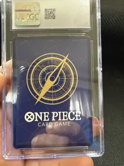 One Piece CCG Monkey.D.Luffy Emperor's New World Secret Rare CgC 9 - Image 3
