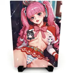 One Piece Perona Sexy Hot Anime Waifu Girl Doujin Lewd Goddess Story Art Card - Image 1