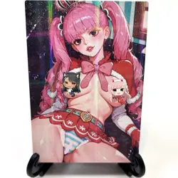 One Piece Perona Sexy Hot Anime Waifu Girl Doujin Lewd Goddess Story Art Card - Image 2