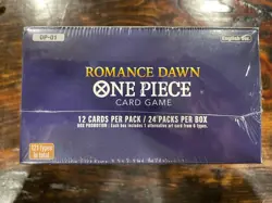 One Piece OP-01 Romance Dawn Blue Bottom Booster Box SEALED English 1st Wave - Image 4