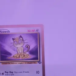 Meowth - 56/64 - Jungle Set - Gold Border US Promo - Pokemon Card NM/LP - Image 2