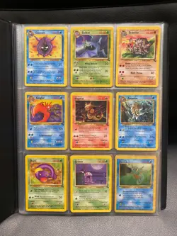 WOTC 1999 Pokemon Cards Collection Bundle Jungle Fossil Base Set 2 No Duplicates - Image 1