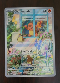 Charmander 044 Scarlet & Violet Promo Cards Holo Full Art Character Rare English - Image 1