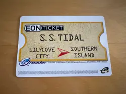 2003 Pokemon EON Ticket Nintendo Power Ruby Sapphire GBA Game Boy E-Reader Card - Image 1