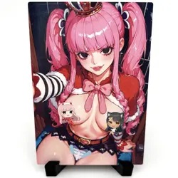 One Piece Perona Sexy Hot Anime Waifu Girl Lewd Doujin Goddess Story Art Card - Image 1