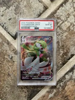 Gardevoir VMAX FA 017/073 SWSH Champions Path 2020 Pokemon Card PSA GEM MT 10 - Image 1