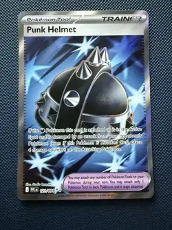 Pokemon TCG Punk Helmet 121/094 Holo Full Art Ultra Rare Phantasmal Flames Card - Image 1