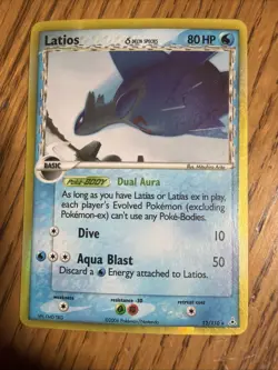 Pokemon TCG Holon Phantoms Latios Delta Holo Rare Card 12/110 - Image 1