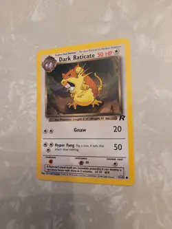 Dark Raticate 51/82 Pokemon TCG Card Team Rocket Common - Near Mint - Image 2